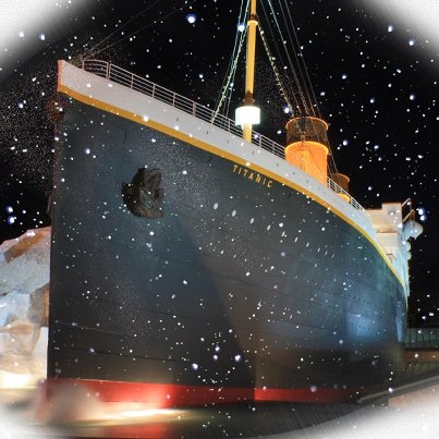 Saturdays in December = Snow at the Titanic