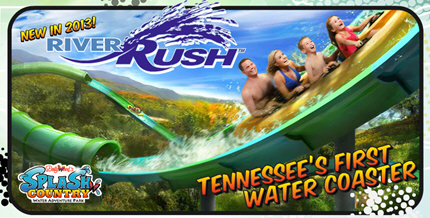 What’s NEW in 2013? RiverRush at Dollywood’s Splash Country!