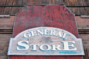 sign for old general store