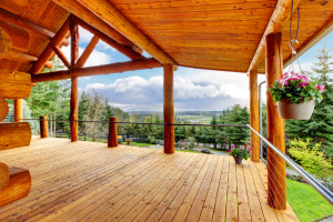 scenic views found on Pigeon Forge lodging porch